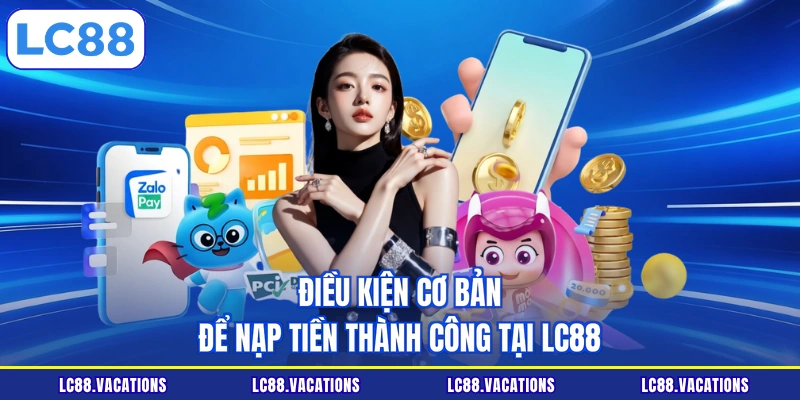 Điều kiện cơ bản để nạp tiền thành công tại LC88